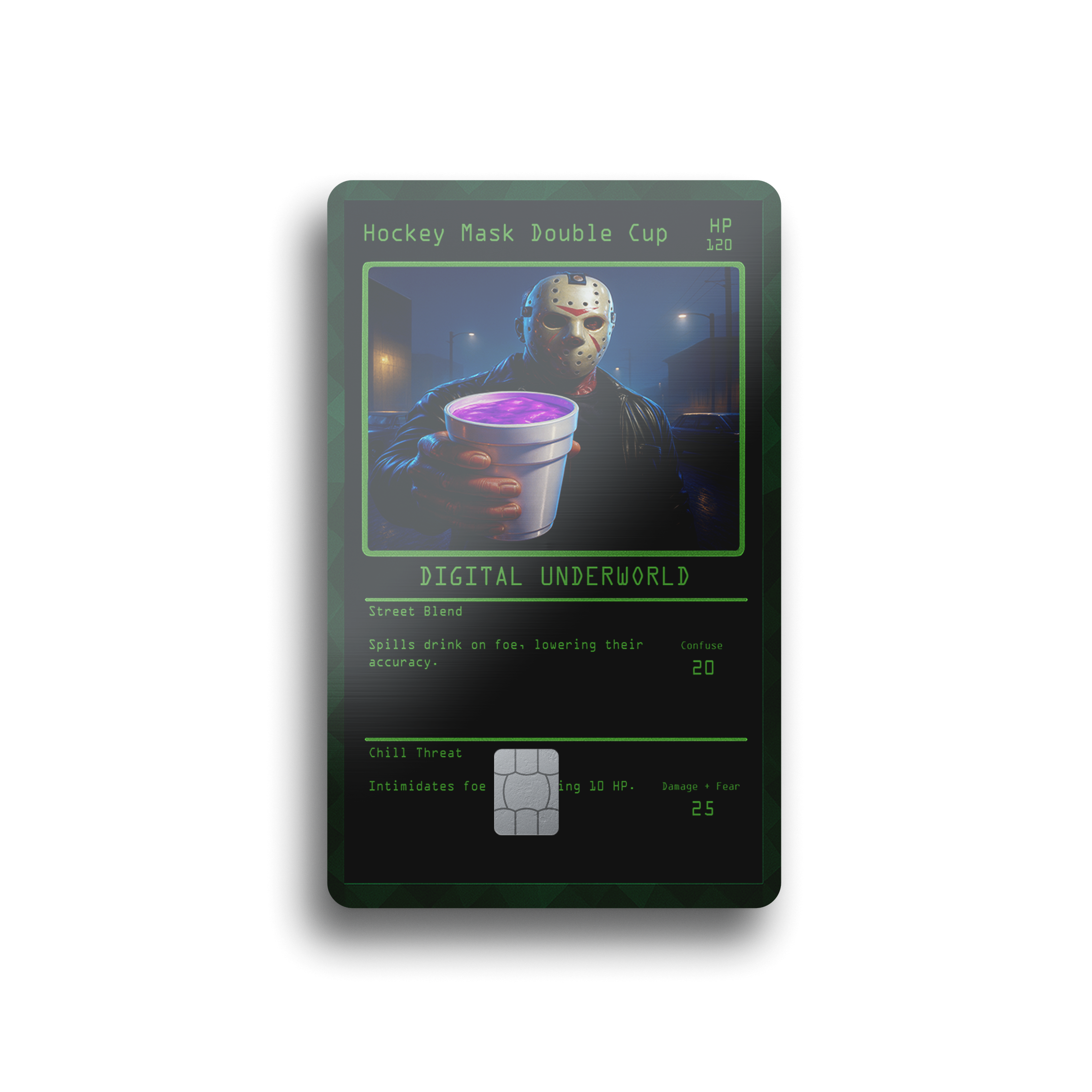 Hockey Mask Double Cup TCG Card Skin